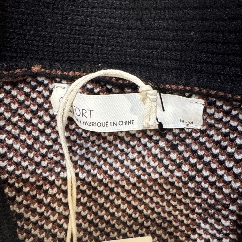 OAK + FORT Oversized Argyle Cardigan - Picture 13 of 14